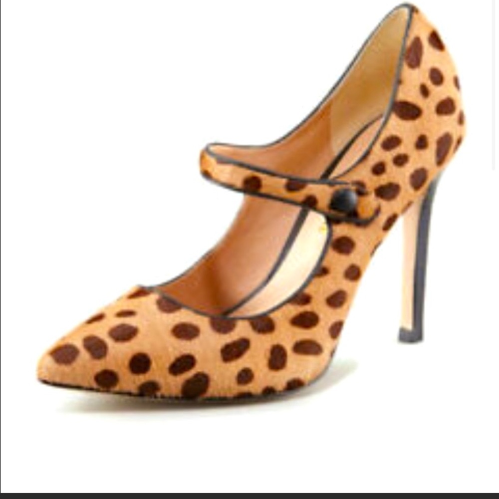 Pour la Victoire Calf Hair Mary Janes 7.5